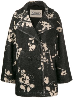 Herno negative flower coat