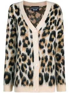 Boutique Moschino leopard print cardigan