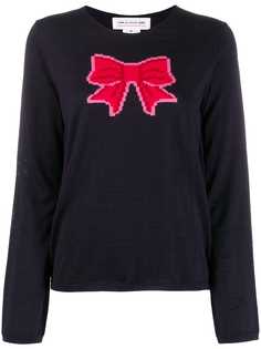 Comme Des Garçons Girl pixel bow jumper