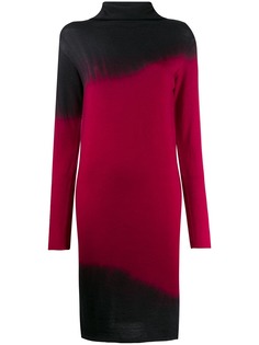 Pierantoniogaspari платье с высоким воротником и принтом тай-дай