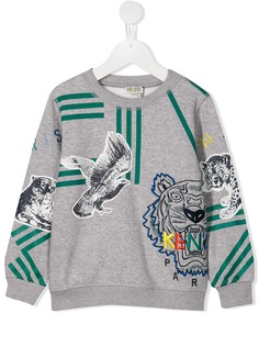 Kenzo Kids толстовка с принтом