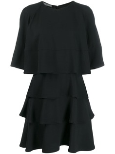 Alberta Ferretti расклешенное многослойное платье