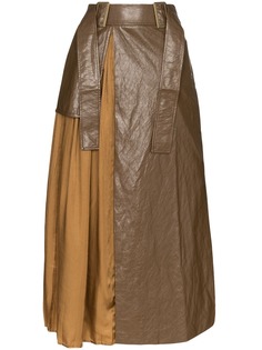 Rejina Pyo плиссированная юбка макси с завышенной талией