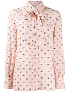 Valentino блузка с логотипом VLogo