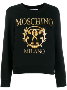 Moschino толстовка с логотипом