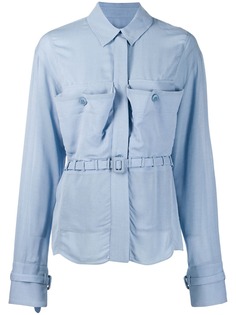 Jacquemus рубашка La chemise Enna с поясом