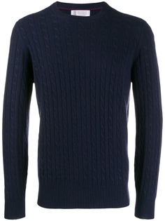 Brunello Cucinelli джемпер фактурной вязки