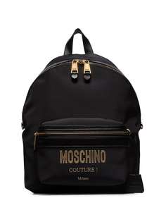 Moschino рюкзак с металлическим логотипом