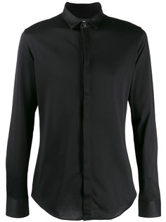 Emporio Armani поплиновая рубашка