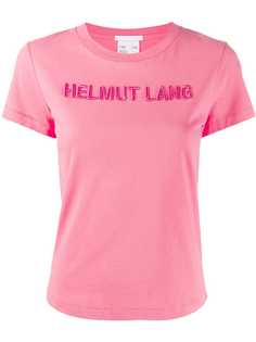 Helmut Lang embroidered logo t-shirt