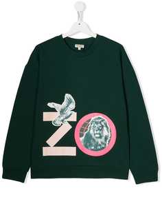 Kenzo Kids толстовка с графичным принтом с логотипом