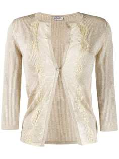 Liu Jo lace panel cardigan