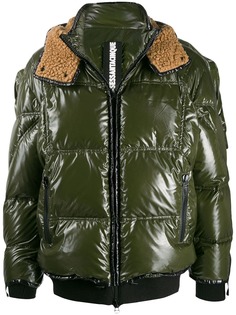 As65 shearling lined padded jacket