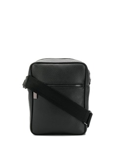 Canali zipped messenger bag