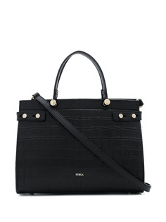 Furla embossed tote bags