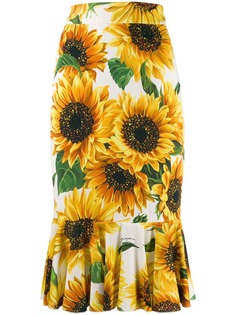 Dolce & Gabbana sunflower skirt