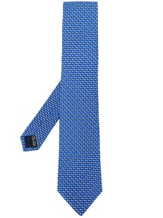 Salvatore Ferragamo trumpet print tie