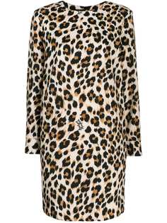 Boutique Moschino leopard print mini dress