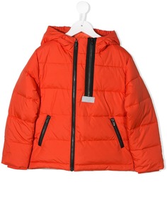Kenzo Kids asymmetric zip down jacket