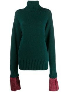 Jejia oversized layered-effect jumper