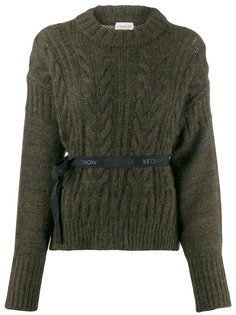 Moncler bow knitted sweater