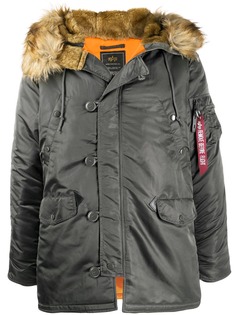 Alpha Industries hooded parka coat