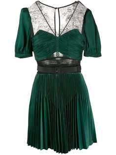 Self-Portrait lace mini dress