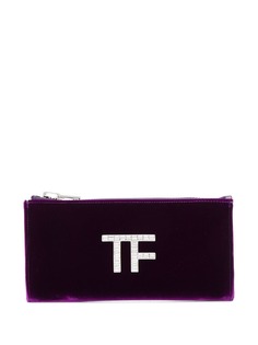 Tom Ford клатч с логотипом TF