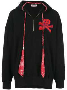 Palm Angels contrast hooded jacket