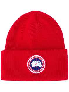 Canada Goose embroidered logo beanie