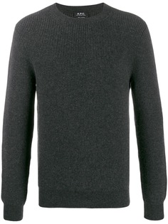 A.P.C. long-sleeve fitted sweater