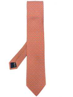 Salvatore Ferragamo trumpet print tie