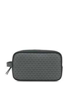 Emporio Armani logo print wash bag
