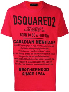 Dsquared2 футболка с надписью