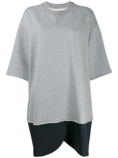 Mm6 Maison Margiela платье-толстовка оверсайз
