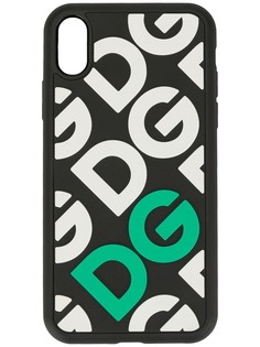 Dolce & Gabbana чехол для iPhone X с логотипом DG
