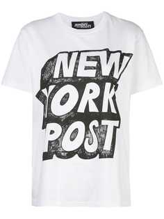 Jeremy Scott футболка New York Post