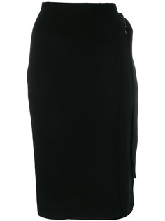 Helmut Lang Compact Wool Skirt