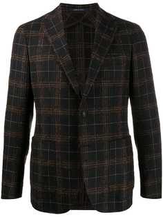 Tagliatore checked single-breasted blazer