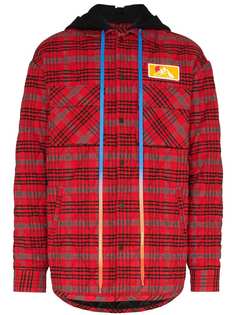 Off-White padded flannel jacket