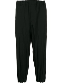 Issey Miyake Men cropped pleated trousers