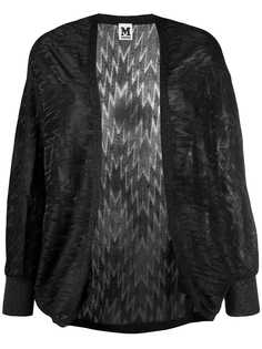 M Missoni metallized zigzag cardigan