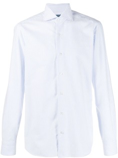 Barba striped slim-fit shirt