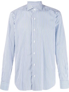 Barba striped slim-fit shirt
