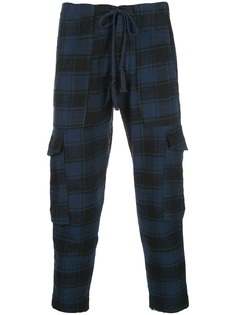 Greg Lauren cropped plaid trousers