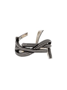 Saint Laurent interlaced monogram ring