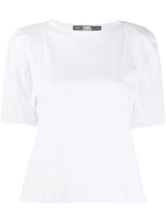 Karl Lagerfeld футболка с пышными рукавами