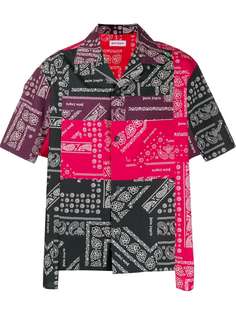 Palm Angels patchwork printed shirt