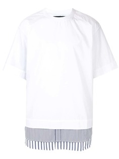 Juun.J layered hem T-shirt