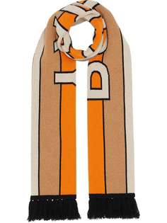 Burberry Logo Cashmere Jacquard Scarf